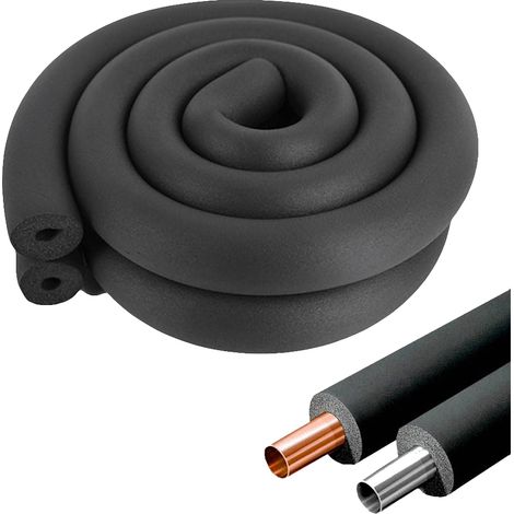 tuyaux isolants d'isolation thermique flexibles isolation phonique ignifuges diamètre intérieur longueur 2 pièces 19 mm 1,8 m (1/5)