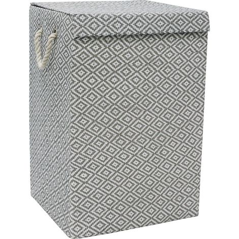 Argyle Rectangular Foldable Paper Lidded Storage (1/4)