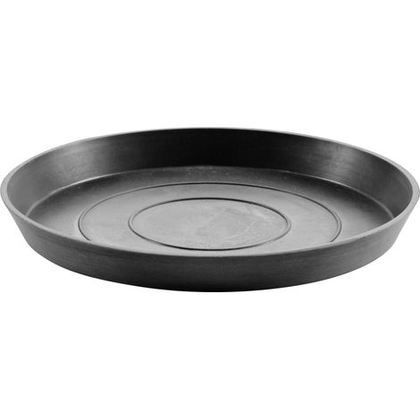Ecopots Untersetzer rund 40 für Blumentopf - L 36,5 cm x B 36,5 cm x H 3,5 cm - Innen- und Außenbereich