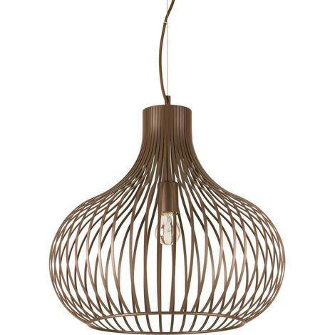 Ideal Lux Onion - 1 Licht Decke Anhänger Braun (1/2)