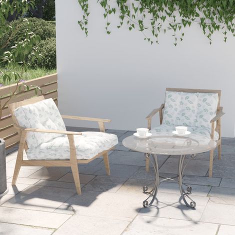 Lot de 2 Coussins de canapé Moderne - Dossier pour canapé motif de feuilles tissu BV559833 - BonneVie (1/5)
