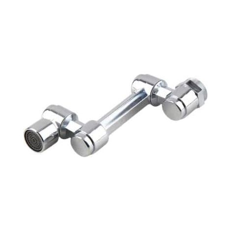 Rallonge de robinet de filtre anti-éclaboussures universelle, 1080 ° Rotation Robinet Tête De Pulvérisation Bras Robot Universel Barboteur Extension Robinet Aérateur Buse for Lavabo Cuisine Anti-éclab (1/5)