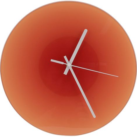 30cm Gradient Glass Wall Clock, Frameless, Silent (1/5)