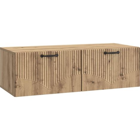 vidaXL  Wall-Mounted TV Cabinet  Artisan Oak 98 x 41 x 30 cm