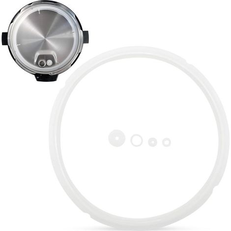 Lot de 5 joints d'étanchéité de rechange, 22-24 cm, pour autocuiseurs, adaptés aux autocuiseurs de 5 à 6 litres. (1/5)