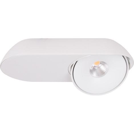 Faretto soffitto LED 10W orientabile ovale bianco VECTOR (1/3)