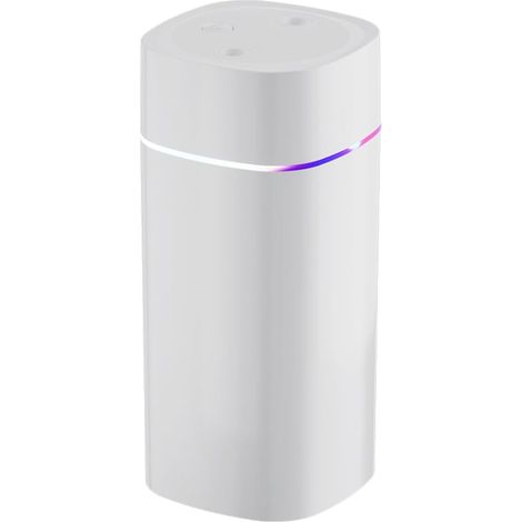 Mini-Luftbefeuchter 600 ml, Zweikanal-USB-Anschluss, leise, farbige Beleuchtung, automatische Abschaltung, geeignet für Zuhause, Schlafzimmer, Büro, Reisen (1/5)