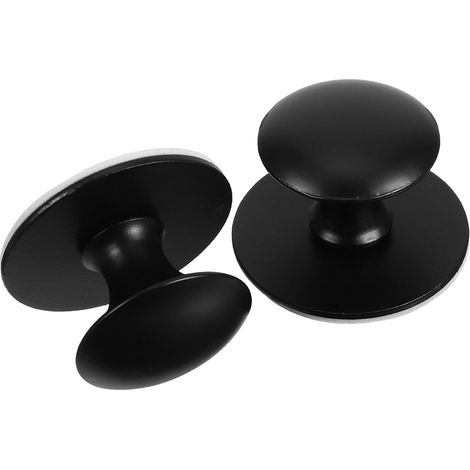2 Piece Steel Adhesive Bathroom Cabinets Drilling Required Handles (1/5)