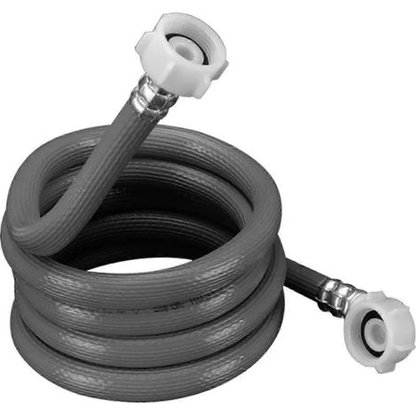 Tuyau d'arrivée d'eau étanche en PTFE de 8 mètres pour lave-linge, joint universel, raccord rapide (1/5)