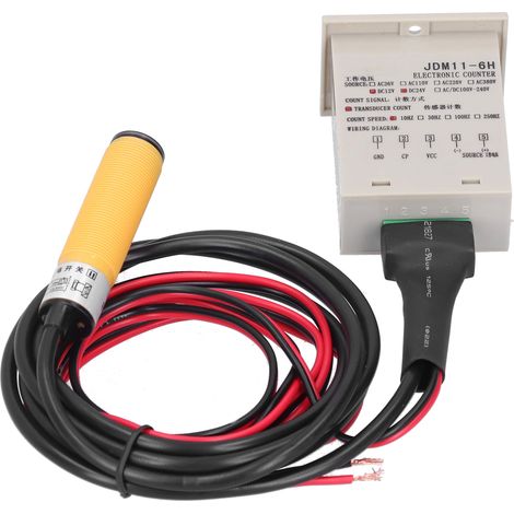 BERM Digitalanzeigezähler, elektronischer Industriesensor, automatische Induktion BEM‑6H‑30E4‑CTDC12‑24V (1/5)