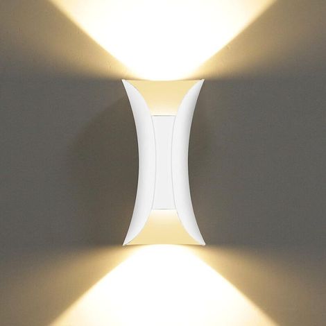 10W Créatif Moderne Applique Murale LED Lampe Murale Imperméable IP65 Aluminium Lèche-murs LED Intérieur Extérieur pour Chambre à Coucher Salon Salle de Bains Entrée Escalier Porche Couloir