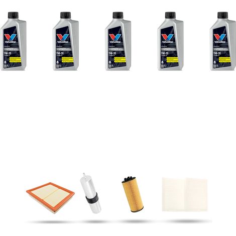 Kit tagliando 4 FILTRI e 5L OLIO compatibile con Bmw serie 2 (F45,F46) 220 D 140kw dal 2014 (1/5)