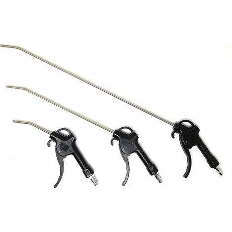 SET 3 PEZZI PISTOLA SOFFIAGGIO ARIA CORTA MEDIA LUNGA PISTOLE PRESSIONE SK 726