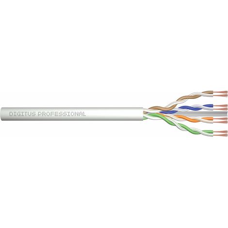 ASSMANN Electronic DK-1613-P-1 100m Cat6 U/UTP (UTP) Grau Netzwerkkabel