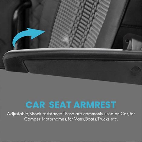 paire d'accoudoirs de siège universels réglables pour voiture et camping-car
