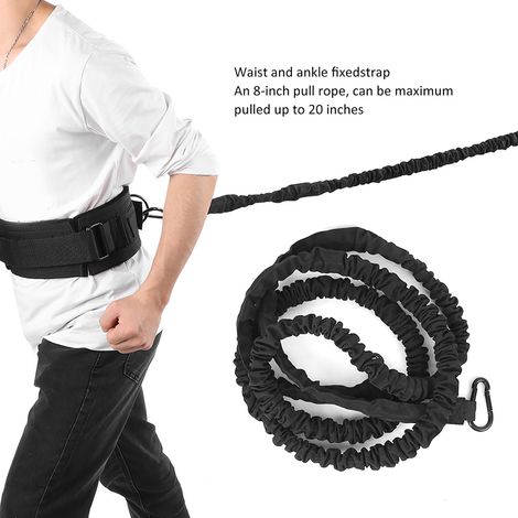 Ceinture de résistance à 360 degrés pour exercices sportifs, corde de traction, équipement de course et de fitness pour l'entraînement musculaire (1/5)