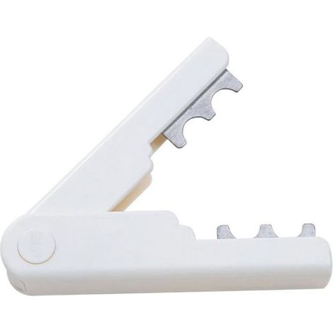 Outil de Dénudage D'épine, Coupe-Tige de Fleur, Longueur 14cm, Bricolage Outil de Coupe Fleuriste Cutter de Tige de Fleur, blanc (1/4)