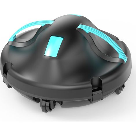 (2026) Wireless Pool Robot 130 Minutes Cleaning, Powerful Dual Motor Pool Vacuum Cleaner, Self-Parking, Pool Robot Ideal for Above Ground Pools 102㎡ (Blue)