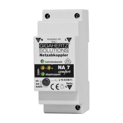 Gigahertz-solutions NA7 Comfort Interruttore Bianco 2300 W