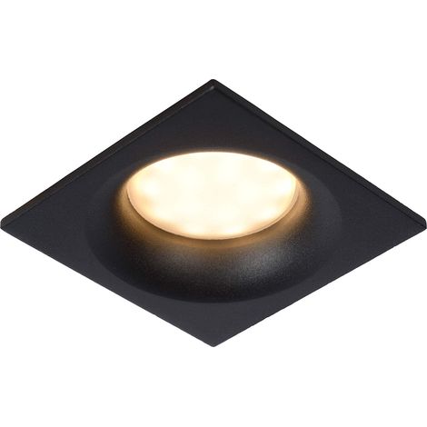 Spot encastrable Salle de bains - 1xGU10 (MR16) - IP44 - Noir (1/4)