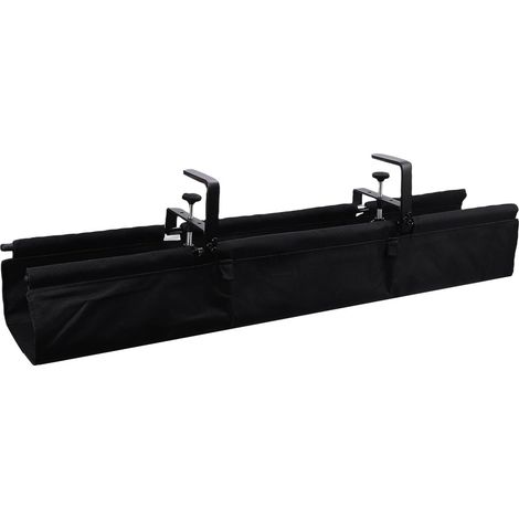 Under Desk Cable Management Tray Efficient Fabric Cord Organizer (1/5)