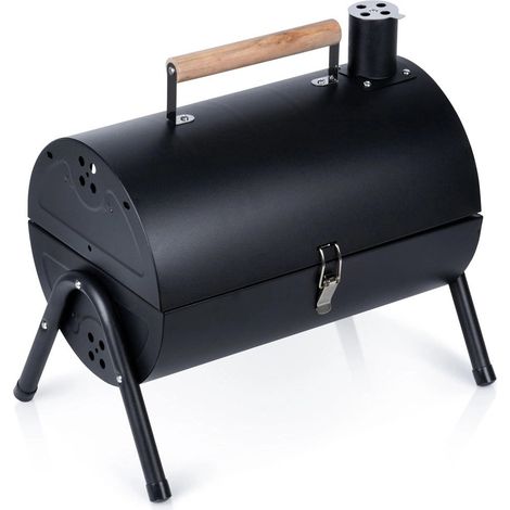 Portable charcoal grill with double grate 41x25x38 cm 235492396 (1/5)
