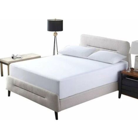 Housse de matelas imperméable 80 x 200 x 30 cm. housse de matelas Premium. housse de matelas anti - poussière blanc (1/4)