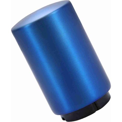 Automatischer magnetischer Flaschenöffner aus Edelstahl, Drucköffnungswerkzeug für Bierflaschen, Gläser und andere Getränke (blau). (1/5)