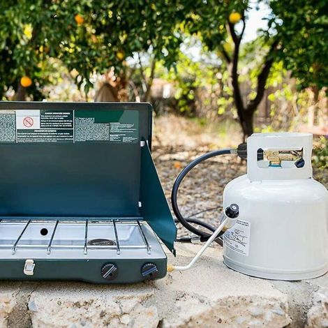Adaptateur de tuyau propane de 6 pieds convertisseur de 1 lb à 20 lb pour barbecue à gaz Weber Q