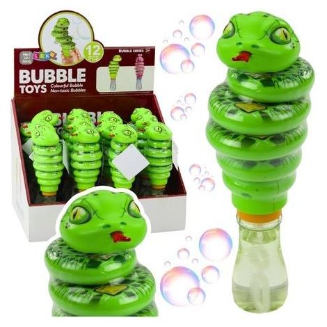 Burbujas de jabón, manguera giratoria, 2 en 1, verde