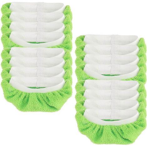 Dampfmopp-Pads, wiederverwendbare Dampfreinigungstücher, waschbare Dampfreiniger-Pads für Handdampfreiniger, Grün (Grün) (1/5)