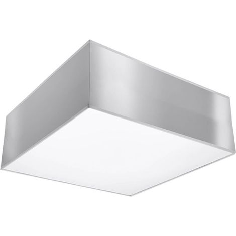 Deckenleuchte quadratisch grau 25 cm HORUS 1xE27 15W SL.0143 Sollux Lighting (1/5)