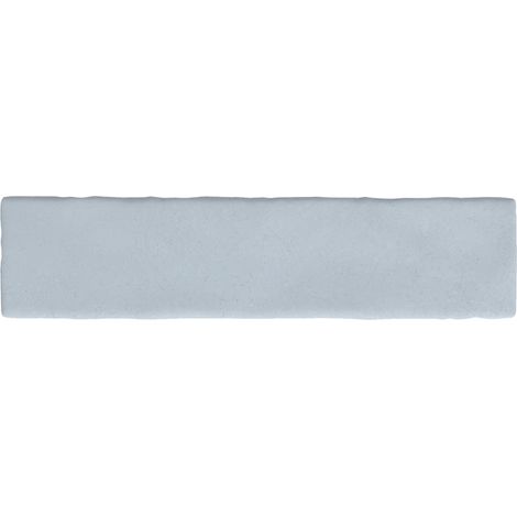 Carrelage effet Zellige Bleu 24,6x6x0,85 cm Ravelo - Sol et mur intérieur (vendu par carton de 0,5 m²) - RO'MA CARRELAGE