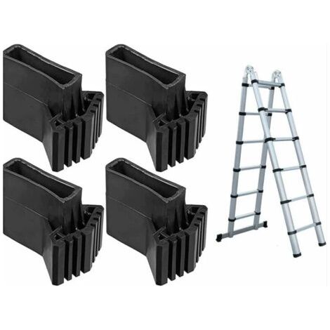 4 Pcs,Pieds D' éChelle Remplacement,éChelle En Caoutchouc Pieds,Pieds De SéCurité De L'éChelle,Housse De Protection Pour éChelle,Accessoires D'éChelle,Pour éChelle TéLescopique,éChelle à Chevrons (1/5)