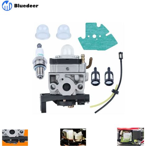 Carburateur pour Débroussailleuse Tuyau Joint Bougie d'Allumage Kit pour Filtre à Essence Moteur Honda GX25 GX35 GX 25 35 HHT35 HHT35S FG110 Remplacement Accessoires (1/5)