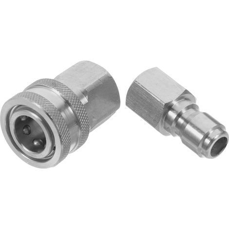 Hochdruckkupplungsreiniger Adapter Edelstahl Robust Dicht