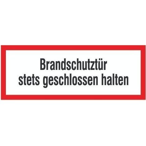 STRECKEN Brandschutztür geschl. h.PVC-Folie selbstklebend (1/2)