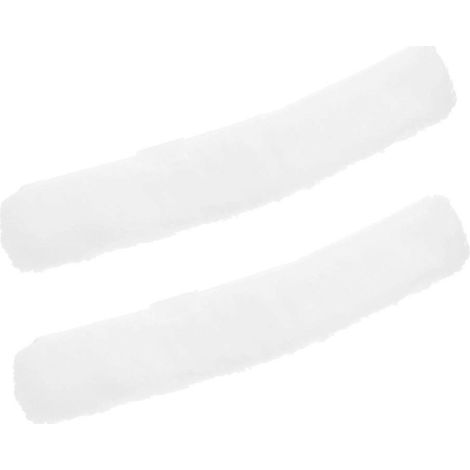 Manchon de raclette pour lave-vitres, 6 pièces blanches de rechange pour le nettoyage des vitres (1/5)