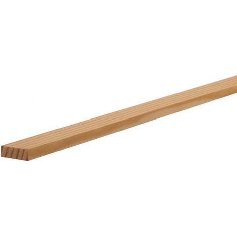 Tasseau en pin raboté 40x15mm – Longueur 2 mètres – Surface lisse prête à peindre – Pour agencement intérieur – Sotrinbois (1/2)