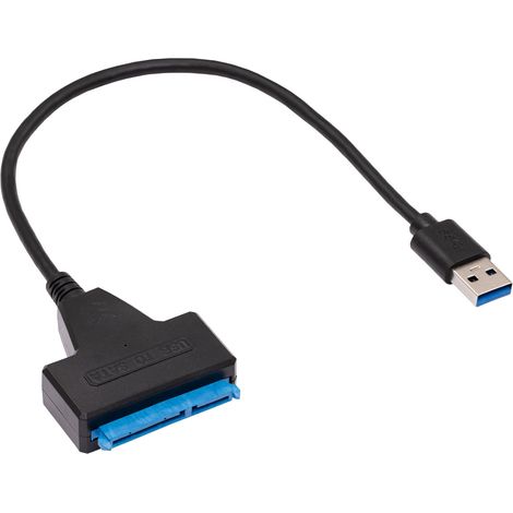 Adaptateur USB 3.0 SATA Akyga AK-CA-86 pour disque SSD/HDD 2,5 pouces (câble adaptateur) (1/5)