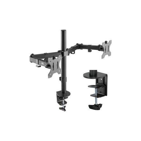 SOPORTE DE ESCRITORIO MACLEAN PARA 2 MONITORES LCD MC-884 (1/5)