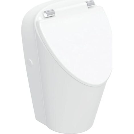 GEBERIT 503110001 Renova S Urinoir avec couvercle, entrée d'eau haute (1/5)