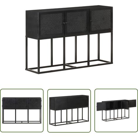 Buffet 115x30x76 Bois massif de manguier (1/5)