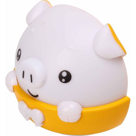 Veilleuse télécommandée 2,5 W avec éclairage haut et bas, motif cochon mignon, lumière jaune. (1/5)