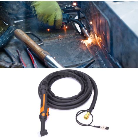 Pistolet de soudage TIG WP-26F avec buse flexible et souple et torche de soudage refroidie par air (1/5)