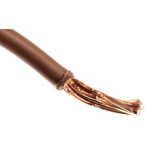 RS PRO câble, section: 16 mm² 50m, 450 V c.c., 750 V c.a. LSZH Marron HO7Z-R Câble à conducteur simple ( Prix pour Bobine de 50 Mètres ) (1/3)