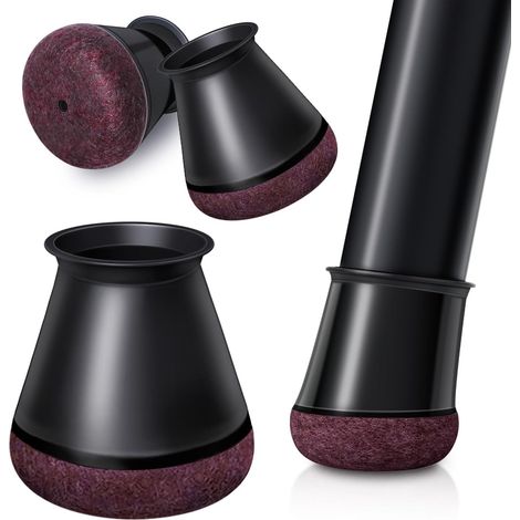 24pcs Protection Pied de Chaise, Embouts de Pieds de Chaise, protecteurs de Sol en Silicone, Patins en Feutre pour chaises, Reduire Le Bruit éviter Les Rayures Résistants à l'usure (20.1-30mm)