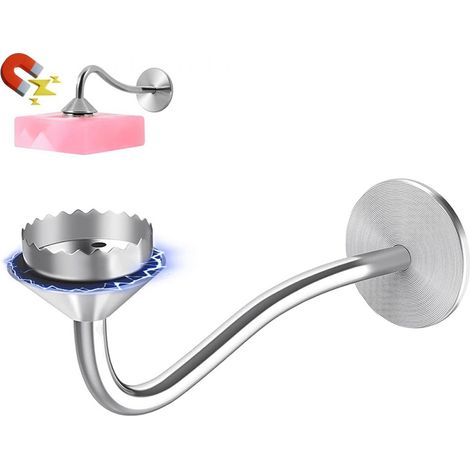 Magnetischer Seifenspender – Magnetischer Duschseifenspender – Bohrfreie Montage – Magnetischer Seifenspender aus Edelstahl – AquaForge (1/5)