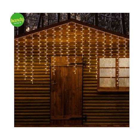 Tenda luminosa natalizia lotti 480 led bianco caldo mt.4 (1/2)