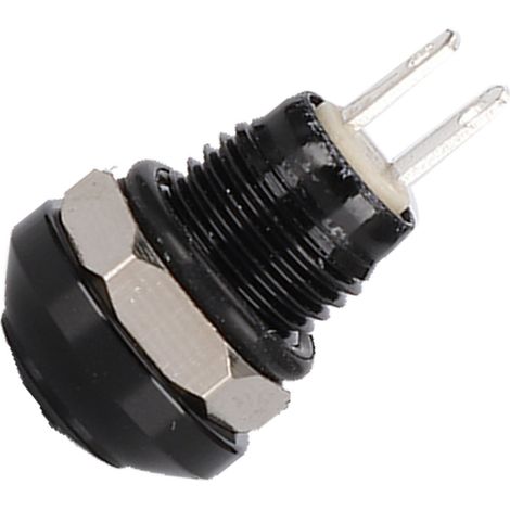 24V 1A 8mm wasserdichter Kfz-Druckknopf, Momentanschalter aus Zink-/Aluminiumlegierung, Mini-Ein-/Ausschalter (wasserdicht) (1/5)